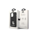 Karl Lagerfeld KLHCP14LSLCTBK iPhone 14 Pro 6.1 "hardcase black / black Silicone Choupette Body Karl Lagerfeld KLHCP14LSLCTBK iPhone 14 Pro 6.1 "hardcase black / black Silicone Choupette Body