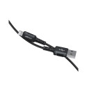 Acefast MFI USB - Lightning cable 1.8m, 2.4A black (C4-02 A Black)