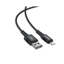 Acefast MFI USB - Lightning cable 1.8m, 2.4A black (C4-02 A Black)