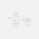 Baseus Compact fast charger USB / USB Type C 20W 3A Power Delivery Quick Charge 3.0 black (CCXJ-B01)
