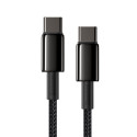Baseus CATWJ-01 USB-C - USB-C PD QC cable 100W 5A 1m - black