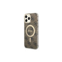 Guess GUHMP13XH4STW iPhone 13 Pro Max 6.7" brown/brown hardcase 4G MagSafe