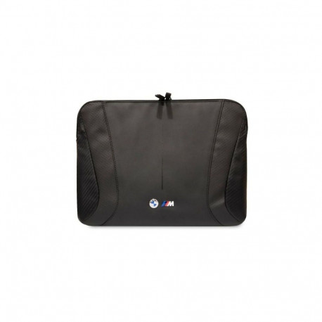 BMW Carbon&Perforated sleeve for a 16" laptop - black