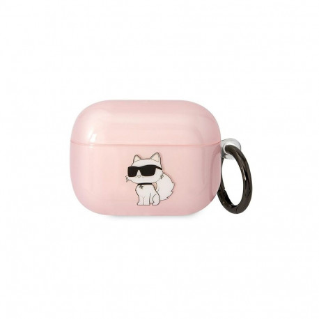 Karl Lagerfeld KLAPHNCHTCP Airpods Pro cover pink/pink Ikonik Choupette