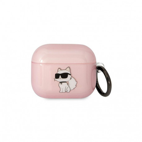 Karl Lagerfeld KLA3HNCHTCP Airpods 3 cover pink/pink Ikonik Choupette