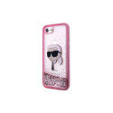 Karl Lagerfeld KLHCI8LNKHCP iPhone 7/8/ SE 2020/2022 pink/pink hardcase Glitter Karl Head