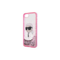 Karl Lagerfeld KLHCI8LNKHCP iPhone 7/8/ SE 2020/2022 pink/pink hardcase Glitter Karl Head