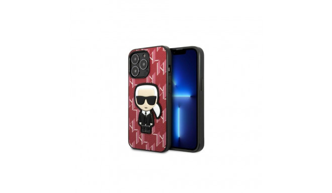 Karl Lagerfeld KLHCP13XPMNIKPI iPhone 13 Pro Max 6.7" hardcase red/red Monogram Ikonik Patch