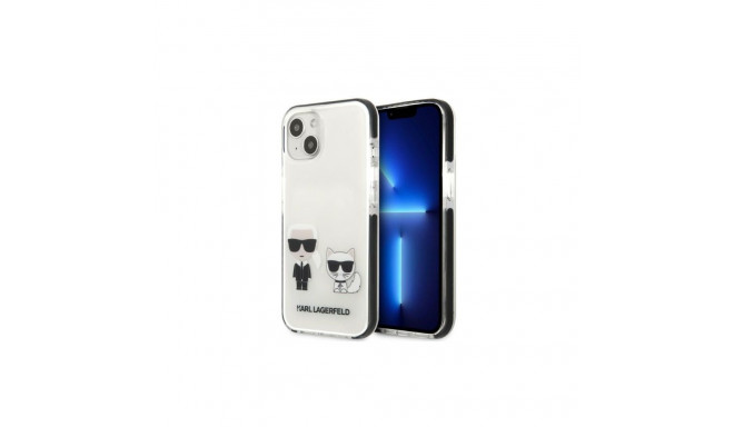 Karl Lagerfeld KLHCP13STPEKCW iPhone 13 mini 5.4" hardcase white/white Karl&Choupette