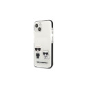 Karl Lagerfeld KLHCP13STPEKCW iPhone 13 mini 5.4" hardcase white/white Karl&Choupette Karl Lagerfeld KLHCP13STPEKCW iPhone 13 mini 5.4" hardcase white/white Karl&Choupette