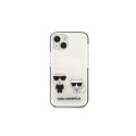 Karl Lagerfeld KLHCP13STPEKCW iPhone 13 mini 5.4" hardcase white/white Karl&Choupette Karl Lagerfeld KLHCP13STPEKCW iPhone 13 mini 5.4" hardcase white/white Karl&Choupette