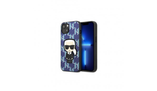 Karl Lagerfeld KLHCP13MPMNIKBL iPhone 13 6.1" hardcase blue/blue Monogram Ikonik Patch