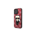 Karl Lagerfeld KLHCP13LPMNIKPI iPhone 13 Pro / 13 6.1" hardcase red/red Monogram Ikonik Patch Karl Lagerfeld KLHCP13LPMNIKPI iPhone 13 Pro / 13 6.1" hardcase red/red Monogram Ikonik Patch