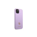 Guess GUHCP13SPS4MU iPhone 13 mini 5.4" purple/purple hardcase Saffiano 4G Small Metal Logo