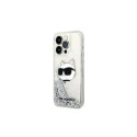 Karl Lagerfeld KLHCP14XLNHCS iPhone 14 Pro Max 6.7" silver/silver hardcase Glitter Choupette Head Karl Lagerfeld KLHCP14XLNHCS iPhone 14 Pro Max 6.7" silver/silver hardcase Glitter Choupette Head
