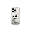Karl Lagerfeld KLHCP14XLNHCS iPhone 14 Pro Max 6.7" silver/silver hardcase Glitter Choupette Head Karl Lagerfeld KLHCP14XLNHCS iPhone 14 Pro Max 6.7" silver/silver hardcase Glitter Choupette Head