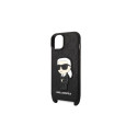 Karl Lagerfeld KLHCP14MSTKMK iPhone 14 Plus 6.7" black/black hardcase Monogram Ikonik Patch Karl Lagerfeld KLHCP14MSTKMK iPhone 14 Plus 6.7" black/black hardcase Monogram Ikonik Patch