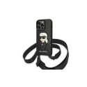 Karl Lagerfeld KLHCP14LSTKMK iPhone 14 Pro 6.1" black/black hardcase Monogram Ikonik Patch Karl Lagerfeld KLHCP14LSTKMK iPhone 14 Pro 6.1" black/black hardcase Monogram Ikonik Patch