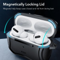 ESR kaitseümbris Cyber ​​Armor Halolock Case MagSafe Apple AirPods Pro 1/2, must