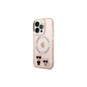 Karl Lagerfeld KLHMP14XHKCP iPhone 14 Pro Max 6.7 "hardcase pink / pink Karl & Choupette Al Karl Lagerfeld KLHMP14XHKCP iPhone 14 Pro Max 6.7 "hardcase pink / pink Karl & Choupette Al