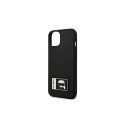 Karl Lagerfeld KLHCP13S3DKPK iPhone 13 mini 5,4 "black / black hardcase Ikonik Patch