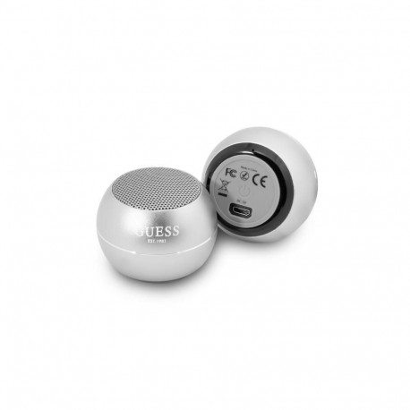Guess Bluetooth speaker GUWSALGEG Speaker mini gray / gray