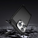 Carbon Case iPhone 14 Pro flexible gel back cover black