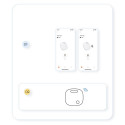 Baseus T2 Pro smart GPS tracker for children's handbag keys white (FMTP000002)