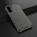Honeycomb case armored cover with a gel frame for Samsung Galaxy S22 + (S22 Plus) black