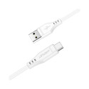 Acefast USB cable - USB Type C 1.2m, 3A white (C3-04 white)