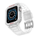 Protect Strap Band for Apple Watch 42/44/45mm Armored Case Strap - Transparent