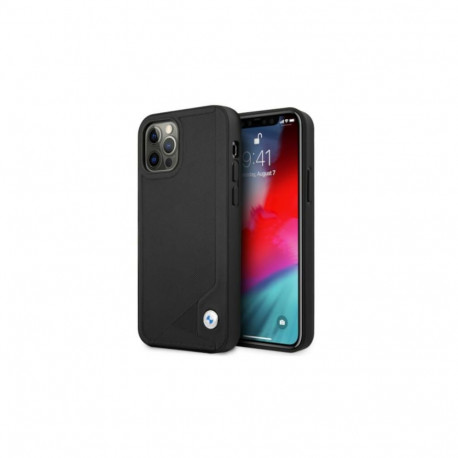 BMW Leather Deboss Case for iPhone 12 / iPhone 12 Pro - Black
