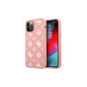 Guess GUHCP12LLSPEWPI iPhone 12 Pro Max 6.7" pink/pink hard case Peony Collection