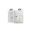 Guess GUHCP12LKTRSVGO iPhone 12 Pro Max 6.7" Transparent hardcase Vintage Script Gold