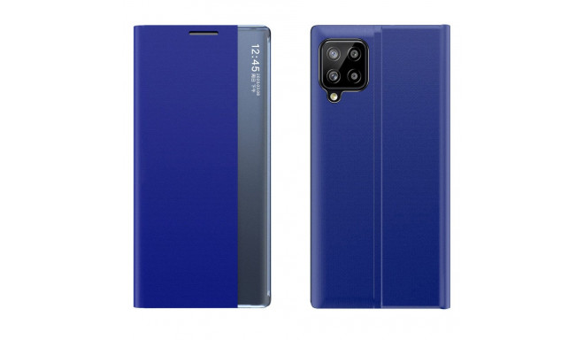 Sleep Case Bookcase Type Case with Smart Window for Samsung Galaxy A22 4G blue