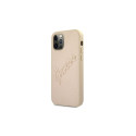 Guess GUHCP12LRSAVSLG iPhone 12 Pro Max 6.7" gold/gold hardcase Saffiano Vintage Script