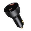 Baseus Superme fast car charger USB / USB Type C 100W PPS Quick Charge Power Delivery + USB cable Ty