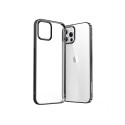 Joyroom New Beautiful Series ultra thin case with electroplated frame for iPhone 12 Pro Max black (J