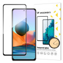 Wozinsky Super Durable Full Glue Full Screen Tempered Glass with Frame Case Friendly Xiaomi Redmi No