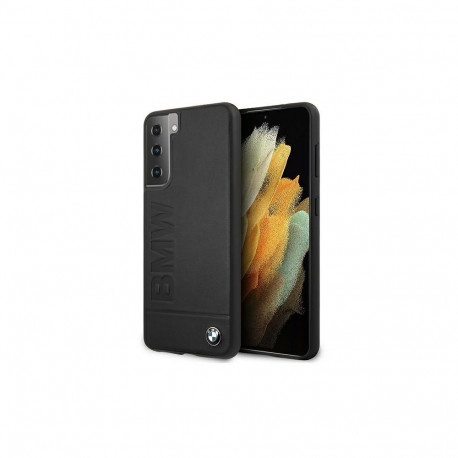 BMW Signature Logo Imprint Case for Samsung Galaxy S21+ - Black