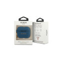 Guess GUACAPSILGLBL AirPods Pro cover blue/blue Silicone Glitter