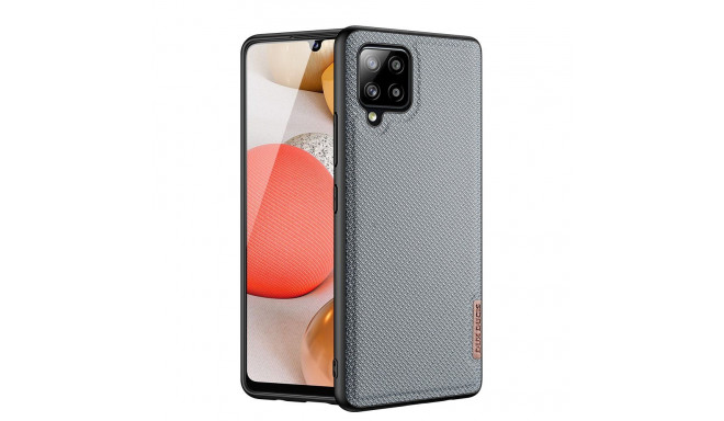 Dux Ducis Fino case covered with nylon material for Samsung Galaxy A42 5G gray