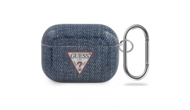 Guess GUACAPTPUJULDB AirPods Pro cover navy/dark blue Jeans Collection