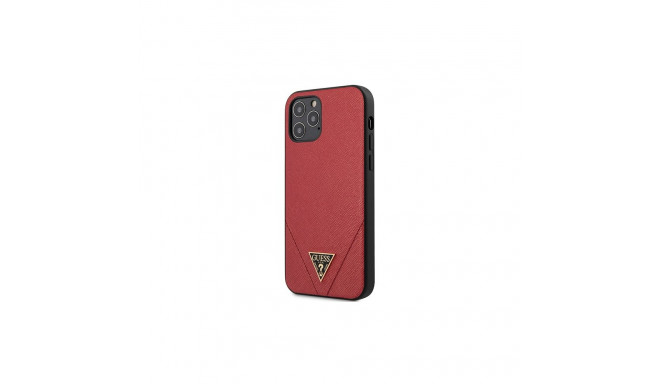 Guess GUHCP12LVSATMLRE iPhone 12 Pro Max 6.7" red/red hardcase Saffiano