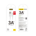 Dudao cable USB / Lightning 3A 1m white (L1L white)