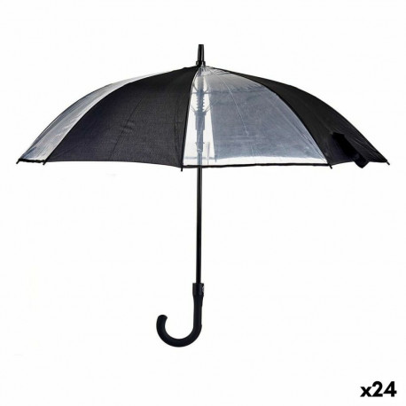 Umbrella 40146POE-BL 40146POE-BL Black Transparent 96 x 96 x 84,5 cm 14 x 4 x 84,5 cm 14 x 84,5 x 4 