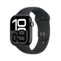 Apple Watch Series 10 GPS 46mm süsimust alumiiniumkorpus must spordirihm - M/L