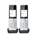 Gigaset COMFORT 500HX duo analoog/DECT telefon numbrinäiduga must, hõbedane Gigaset COMFORT 500HX duo analoog/DECT telefon numbrinäiduga must, hõbedane