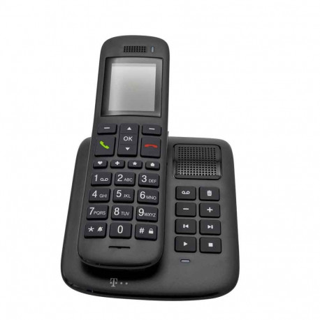 Telekom Sinus A 32 DECT telefon numbrinäiduga ebony