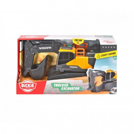 Koparka volvo ze światłem i dźwiękiem